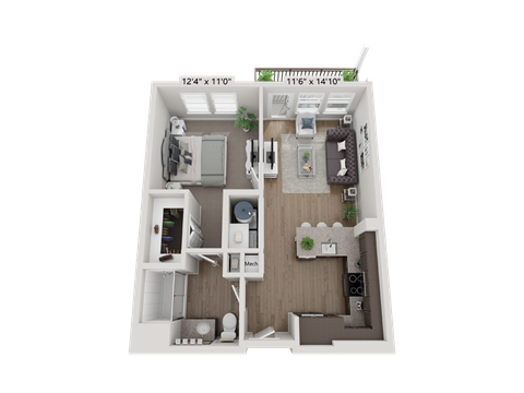 1075 Vaughn 1-2 Beds Apartment for Rent - Photo Gallery 28